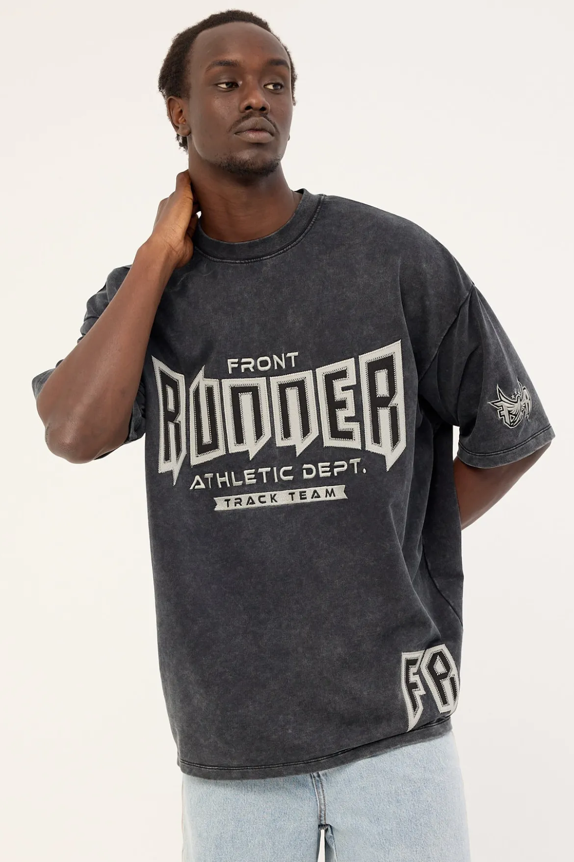 Viper Dept Tee Washed Black