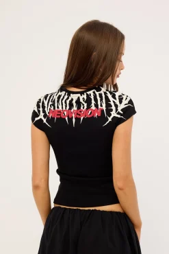 Virus Baby Tee Black
