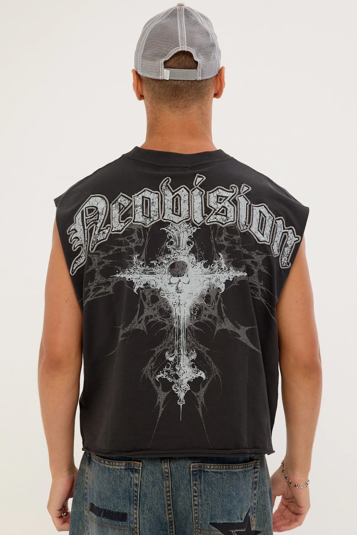 Voidcore Cropped Muscle Tank Night Black