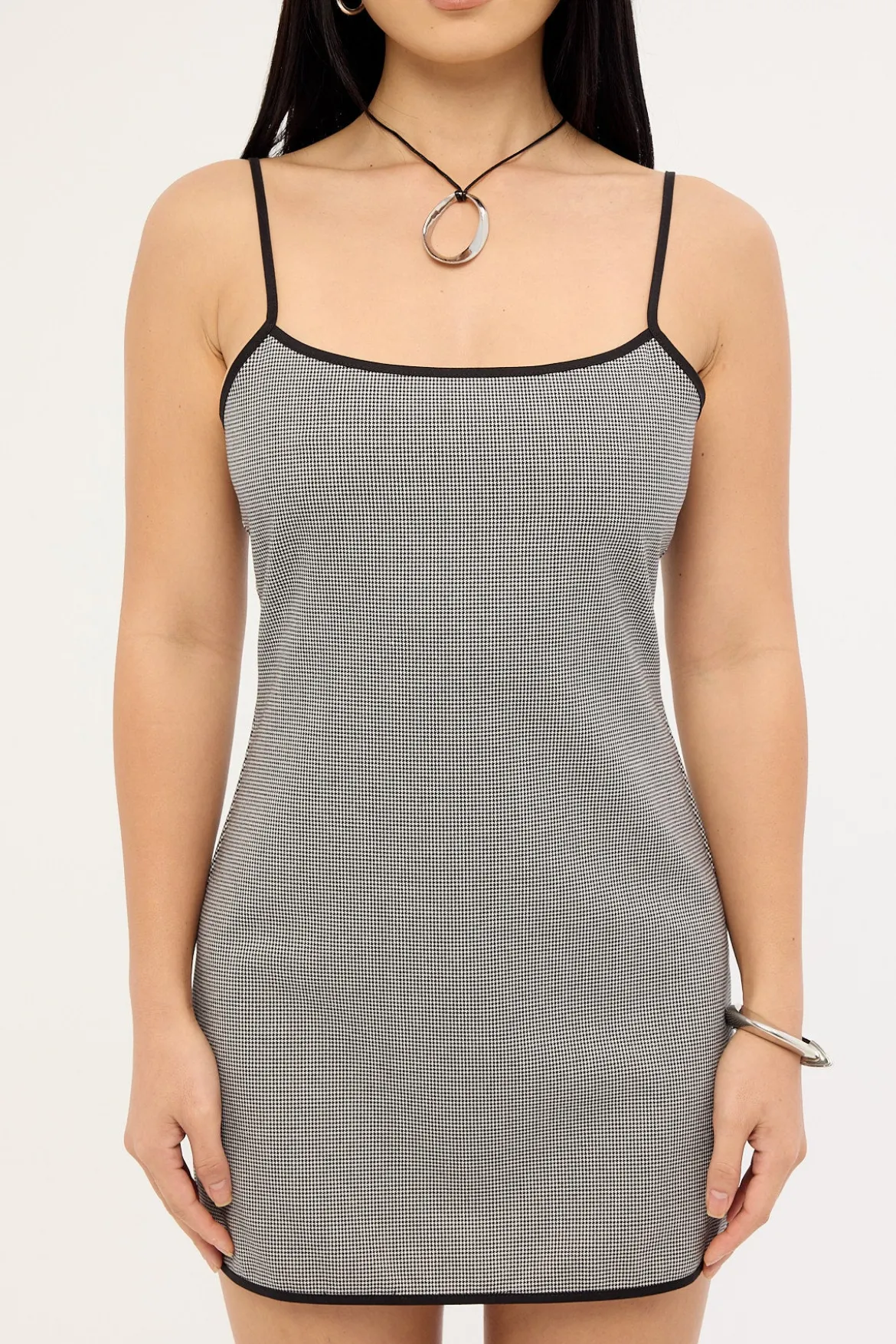 Voyage Mini Dress Noir Gingham