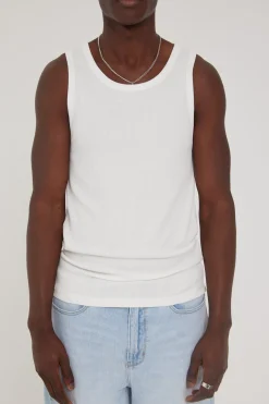 Waffle Singlet White