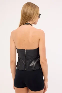 Wahya Top PU Black