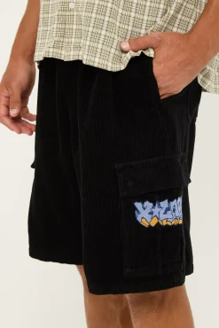 Wall Cord 91 Cargo Short Pigment Black