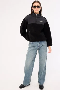 Warm Down Polar Fleece Charcoal