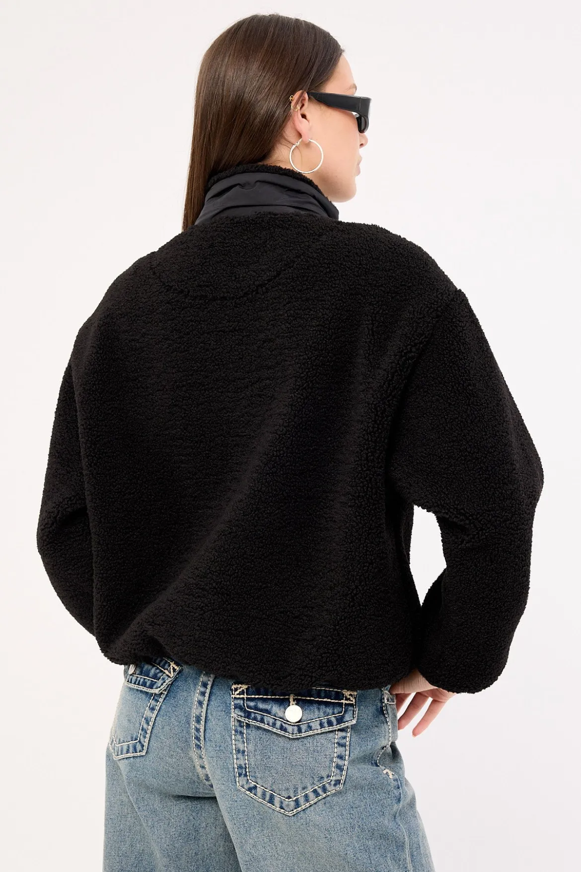 Warm Down Polar Fleece Charcoal
