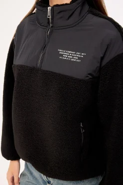 Warm Down Polar Fleece Charcoal