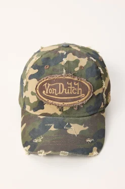 Washed Camo Dad Cap Camo