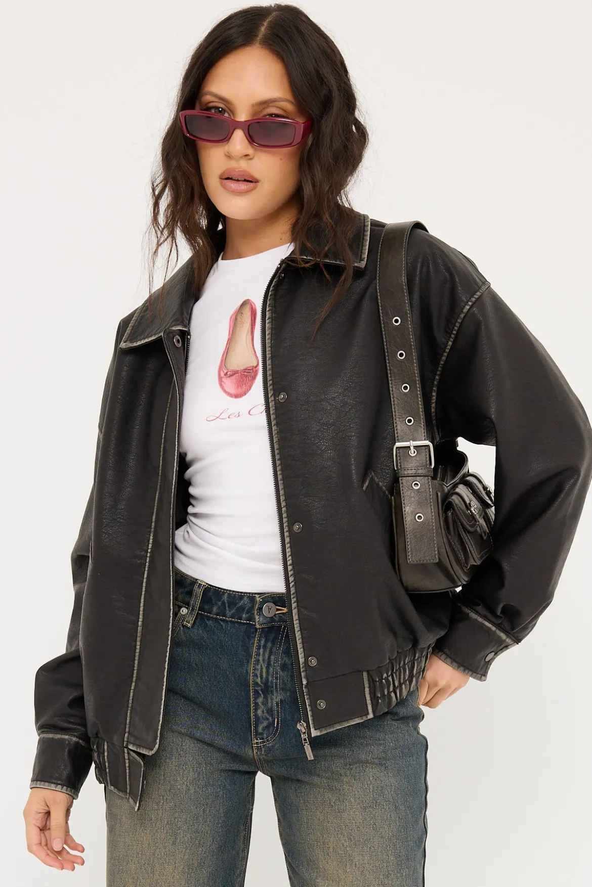 Washed Maxx Bomber Black