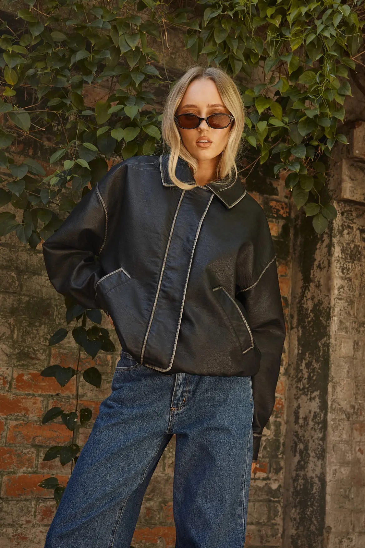 Washed Maxx Bomber Black
