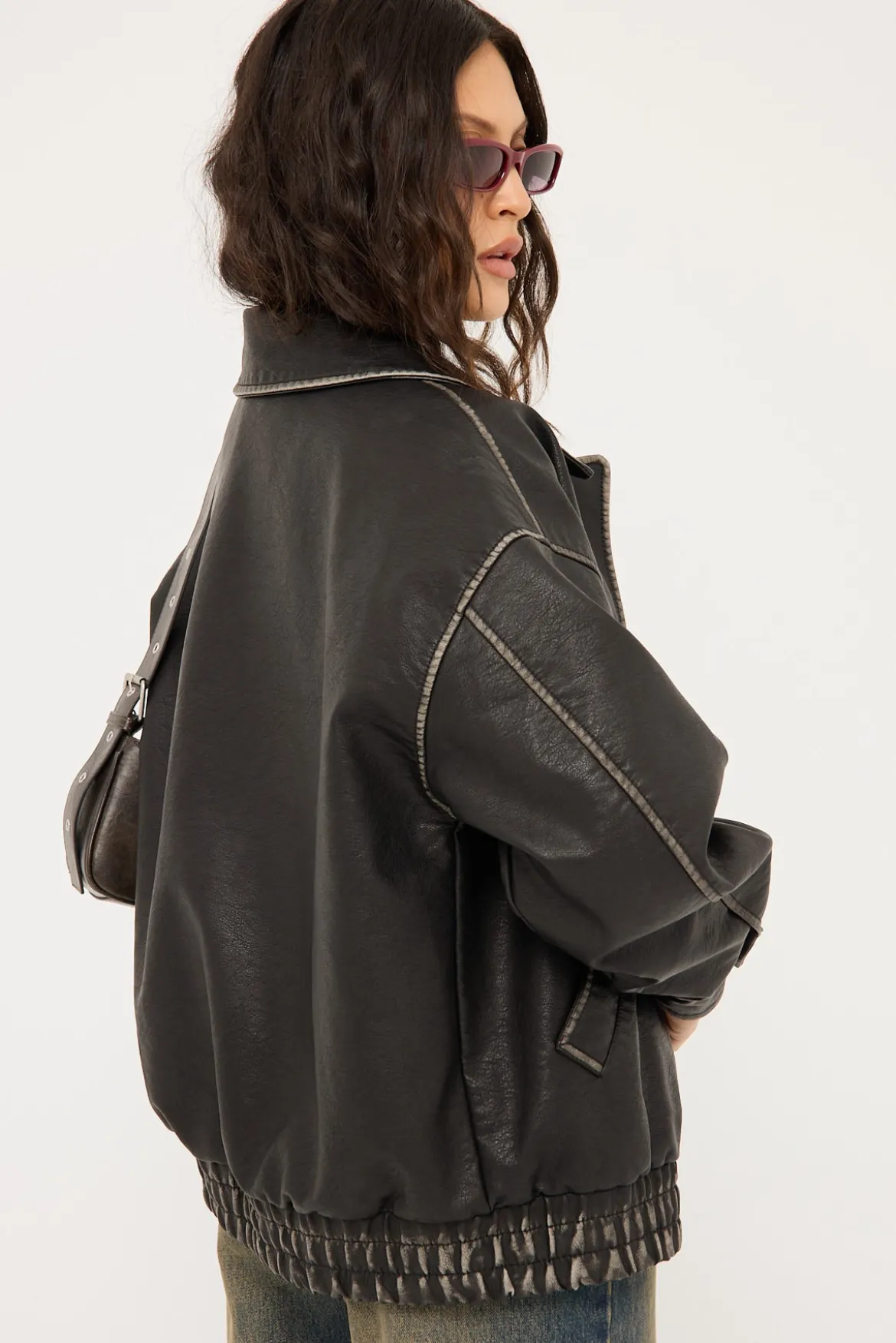 Washed Maxx Bomber Black