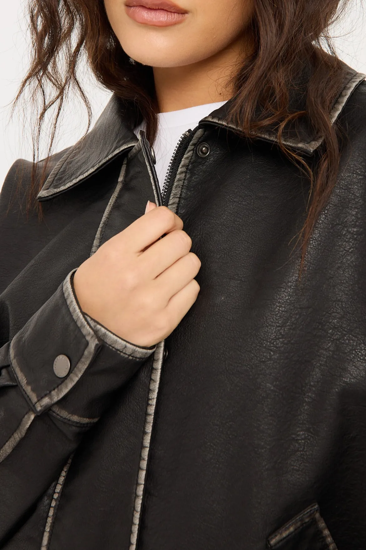 Washed Maxx Bomber Black