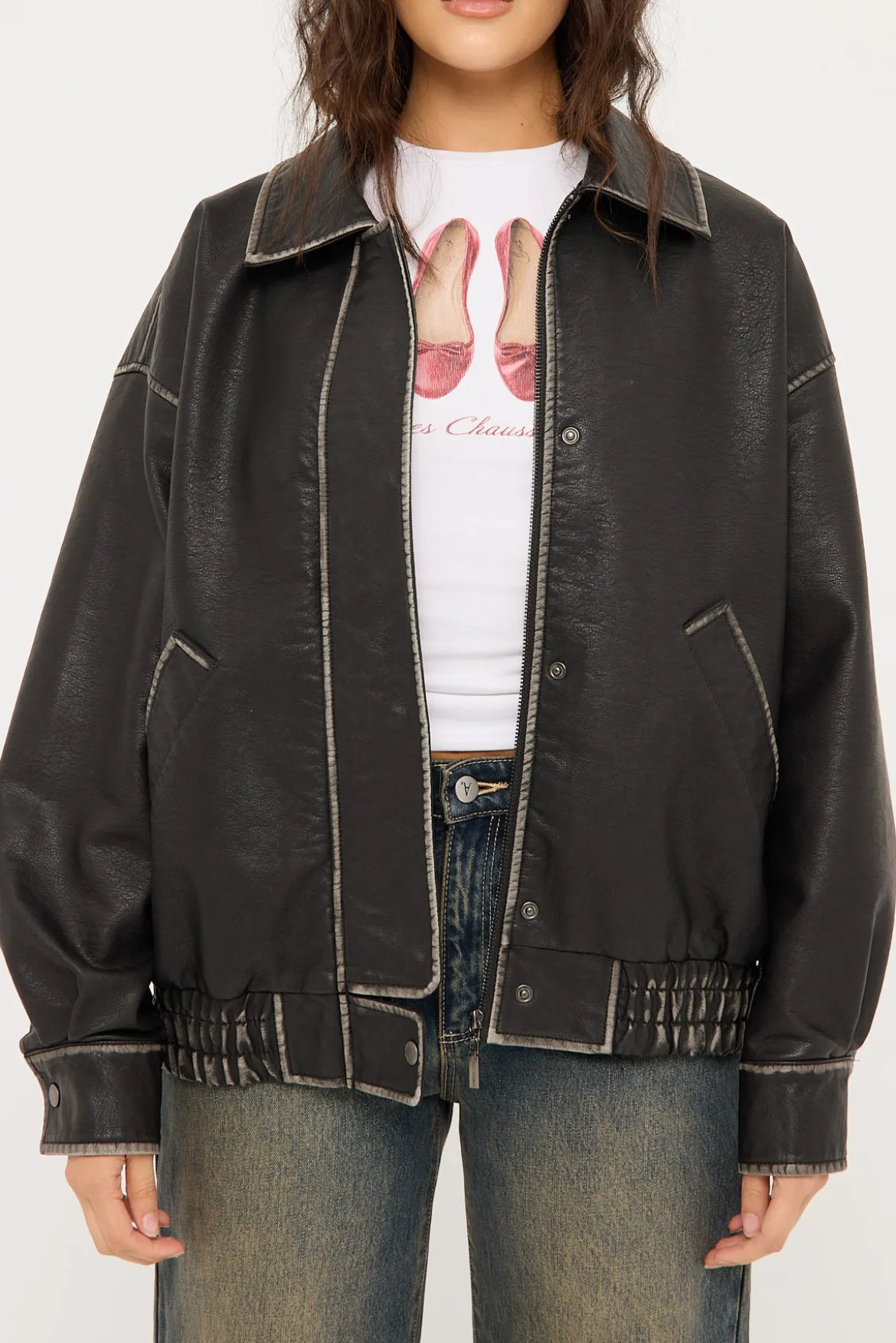 Washed Maxx Bomber Black