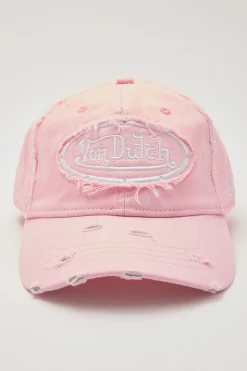 Washed Pink Dad Cap Pink