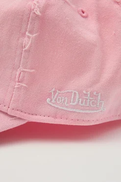 Washed Pink Dad Cap Pink
