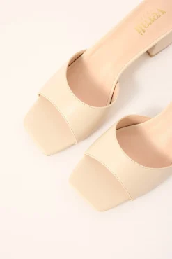 Wednesday Heel Bone White