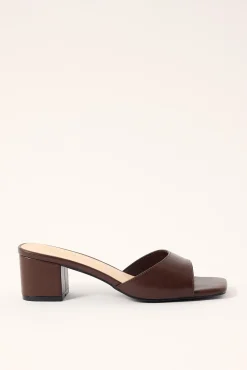 Wednesday Heel Chocolate Brown