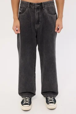 Whistle Bull Denim 91 Jean Washed Black