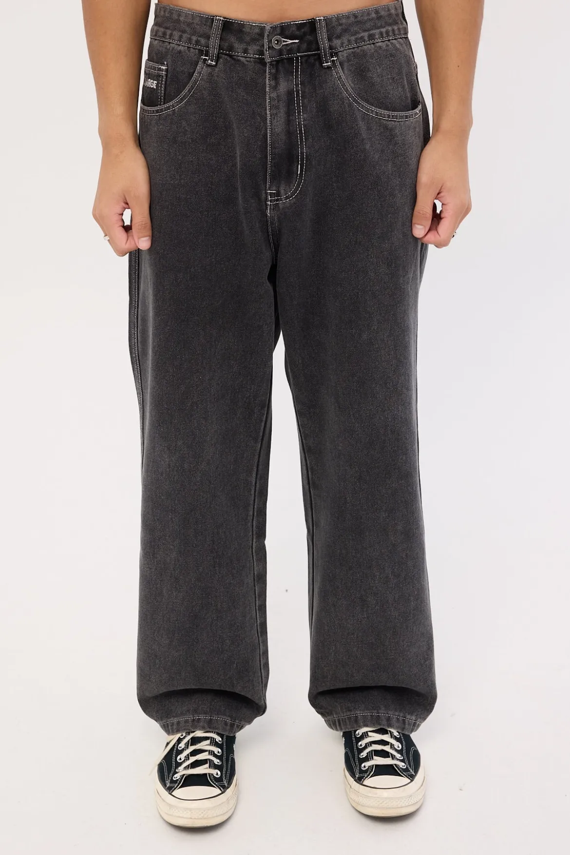 Whistle Bull Denim 91 Jean Washed Black