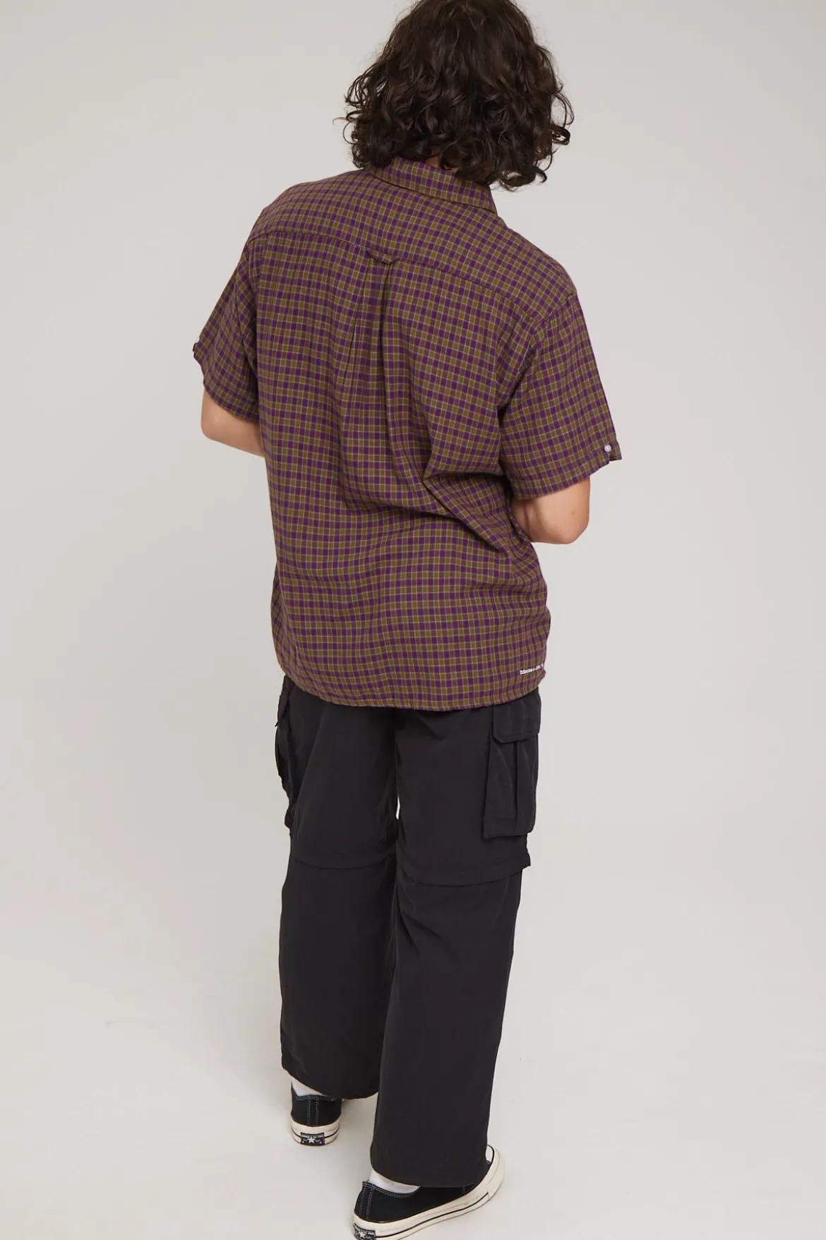 Why Wait Zip Off Cargo Pant Washed Black