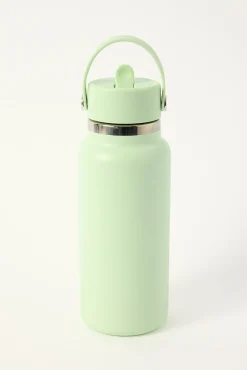 Wide Flex Straw Cap 32oz Reusable Bottle Aloe