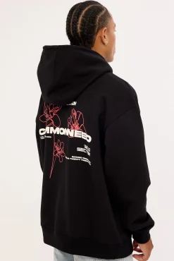 Wild Sector Boxy Hoodie Black