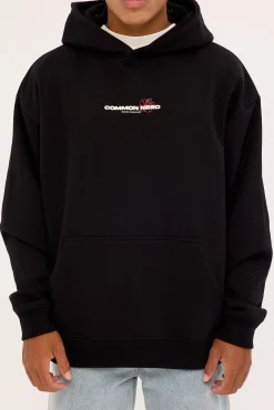Wild Sector Boxy Hoodie Black