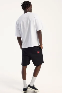 Wild Sector Elastic Waist Short Black