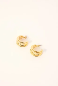 Willa Hoop Earrings Gold
