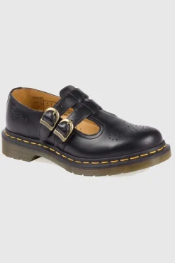 Womens 8065 Mary Jane Black Smooth
