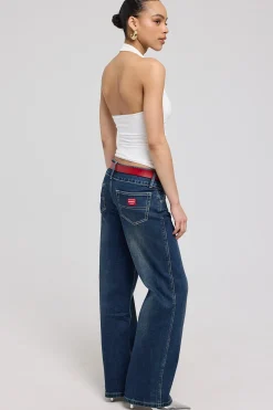 Worship Low Rider Jean Dirty Midnight