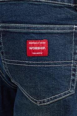 Worship Low Rider Jean Dirty Midnight