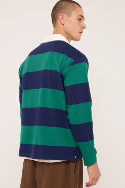 XL Stripe Rugby Green