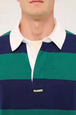 XL Stripe Rugby Green