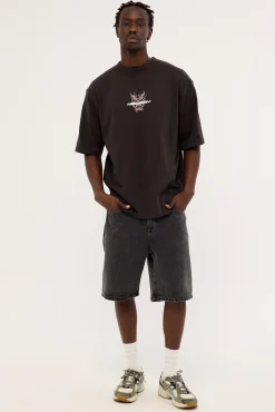 Yasha Street Super Heavy Tee Coffee Brown
