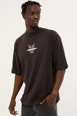 Yasha Street Super Heavy Tee Coffee Brown
