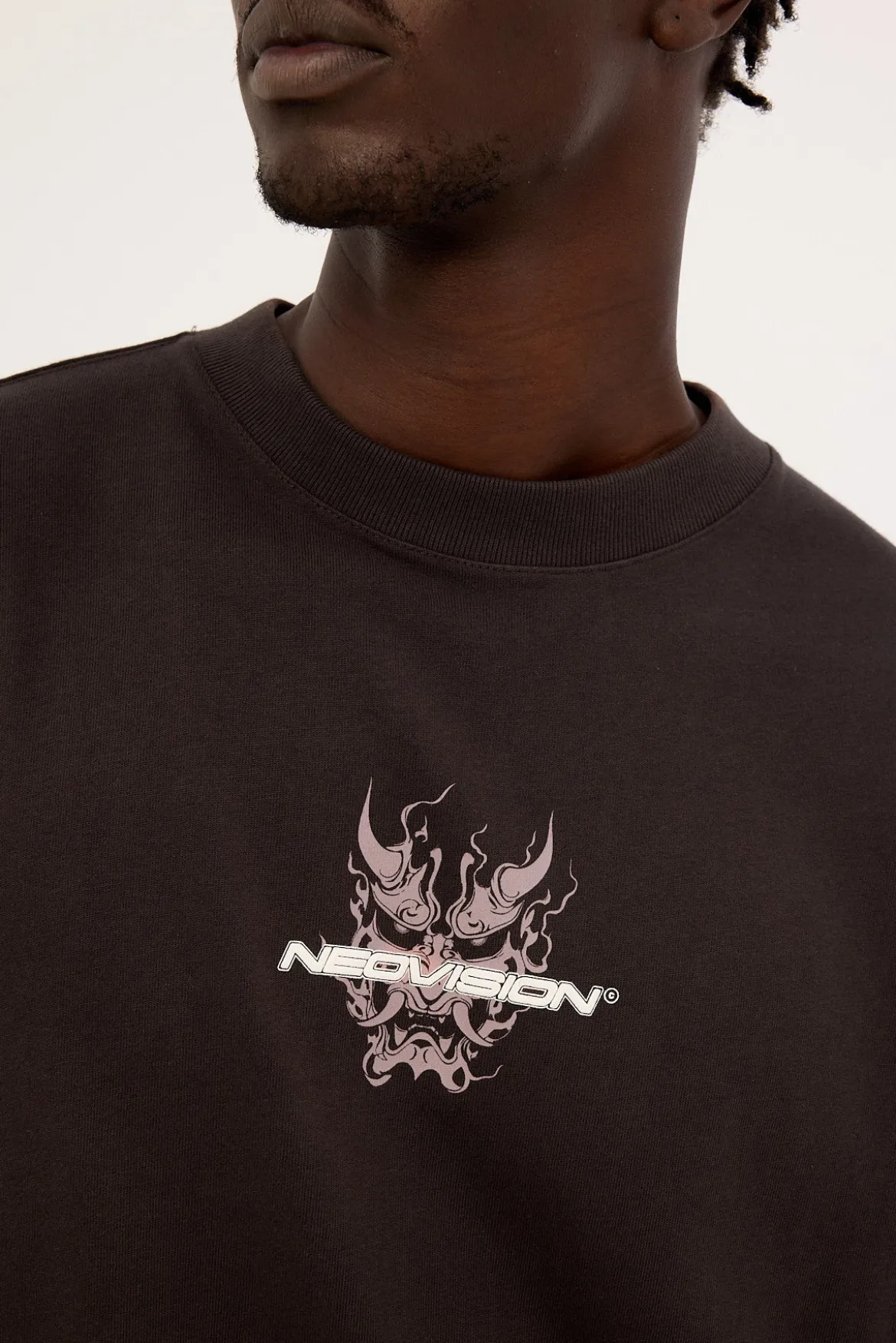 Yasha Street Super Heavy Tee Coffee Brown