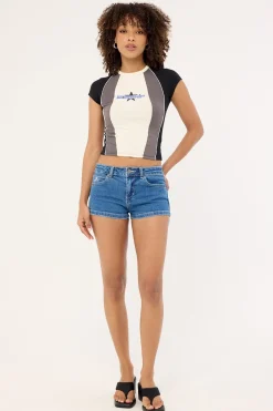 Y2K Crush Micro Short Sky High Blue
