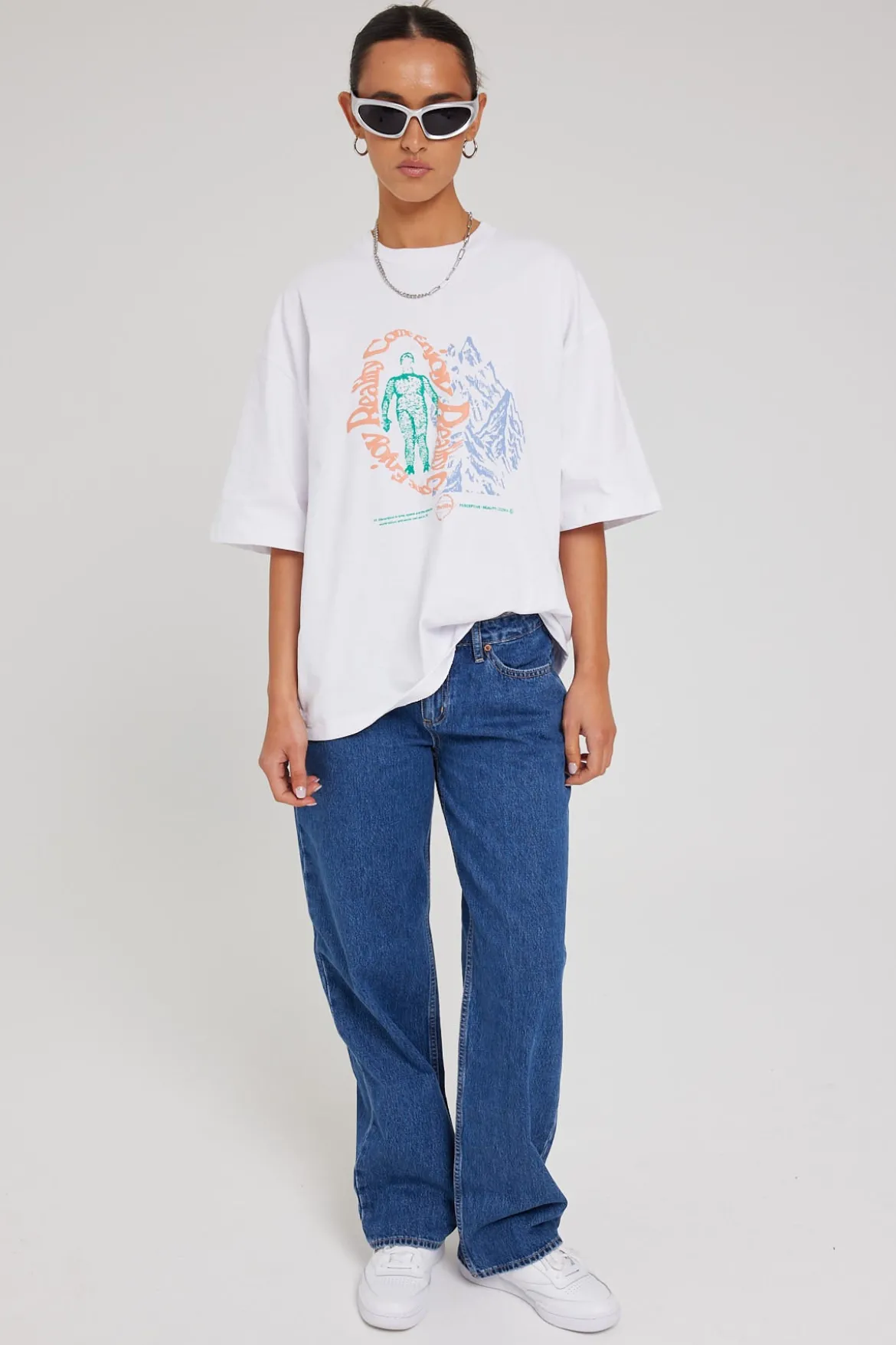 Y2K Low Baggy Jean Famous Blue