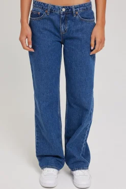 Y2K Low Baggy Jean Famous Blue
