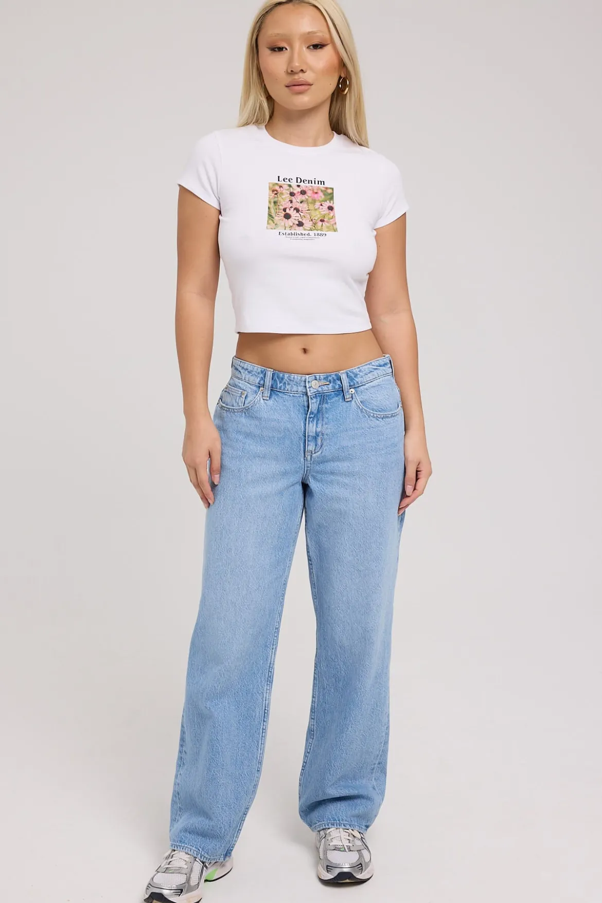 Y2K Low Baggy Jean Lakeside Blue