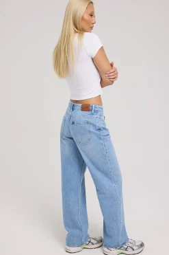 Y2K Low Baggy Jean Lakeside Blue