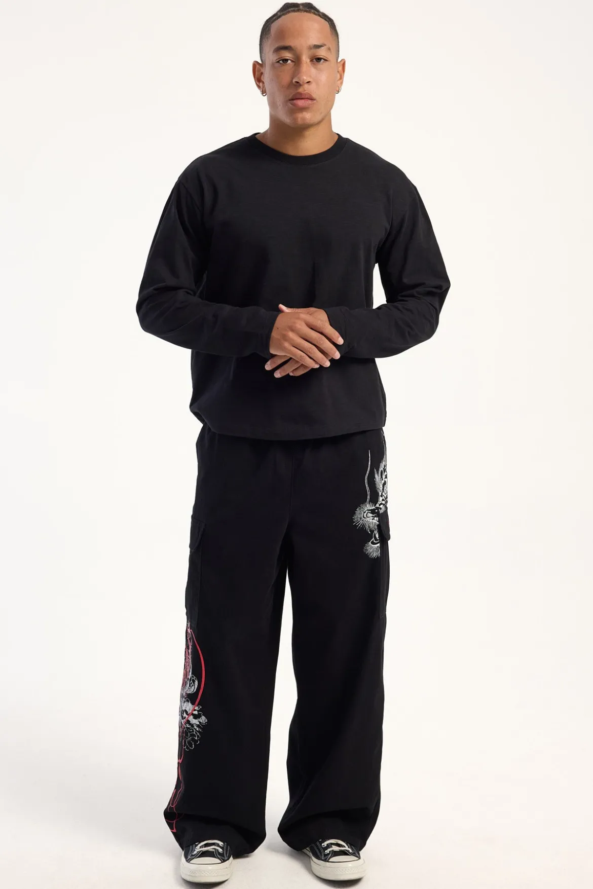 Yokai Cargo Pant Black