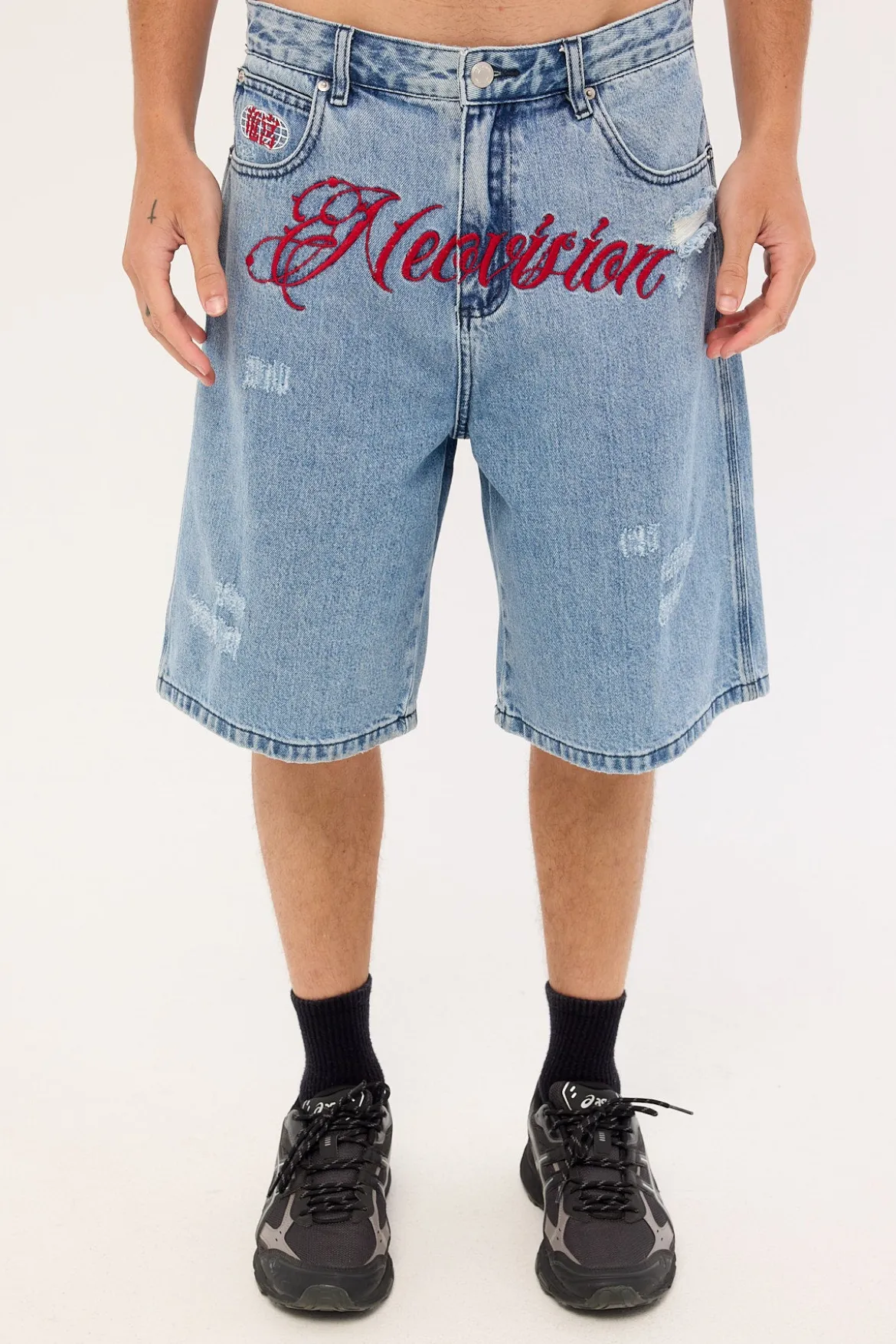 Yokai Nexa Baggy Jort Ash Blue