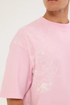 Yokai Oversize Super Heavy Tee Candy Pink