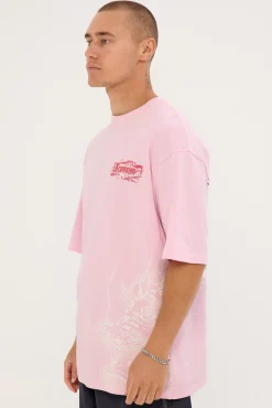 Yokai Oversize Super Heavy Tee Candy Pink