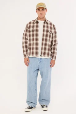 Zeal Zip Through Jacket Pine Cone Brown
