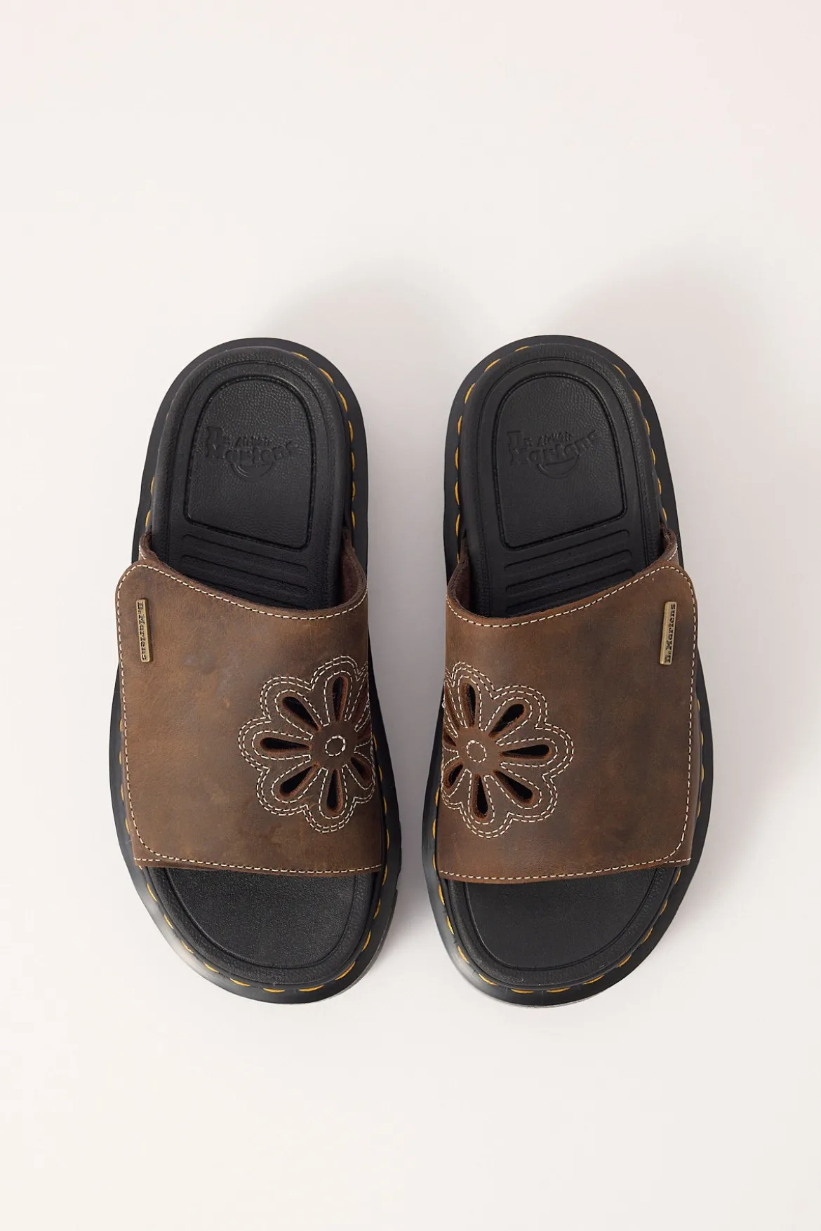 ZebZag Slide Dark Brown Crazy Horse