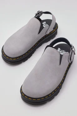 Zebzag Suede Mule Ultimate Grey