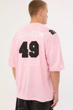 Zenon V Neck Jersey Candy