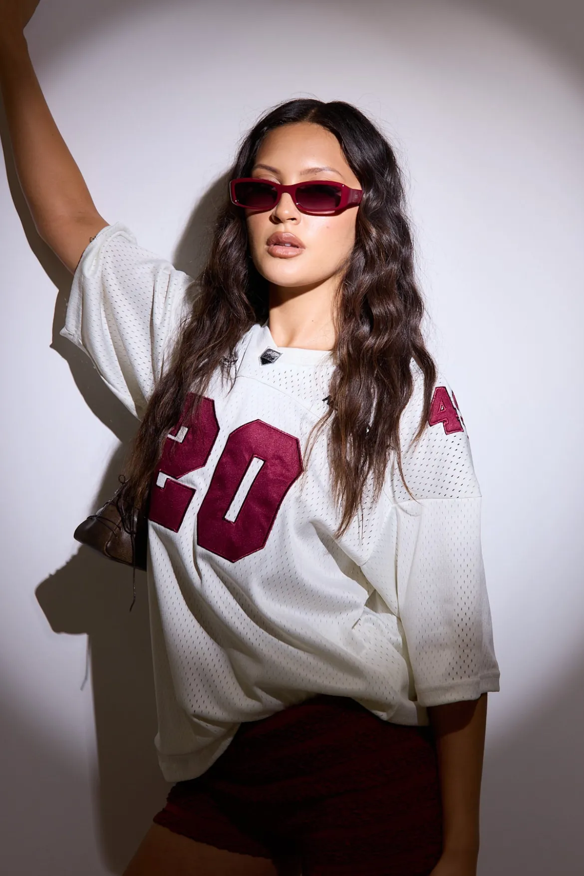 Zenon V Neck Jersey Off White